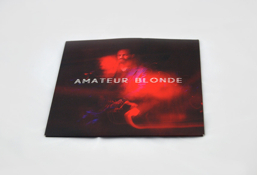 Amateur Blonde Music cd design