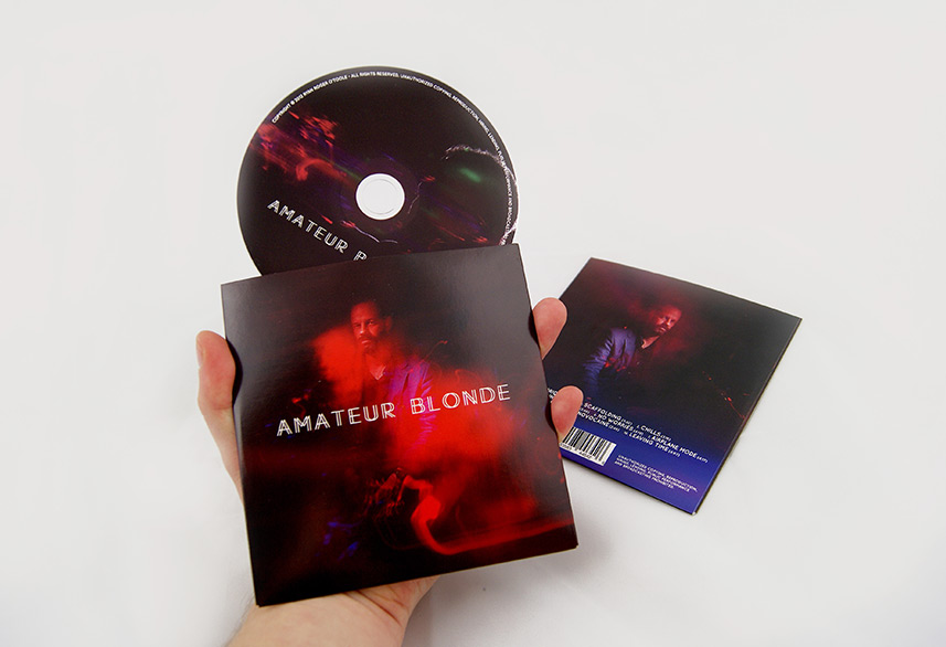 Amateur Blonde Music cd design