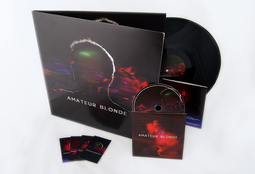 Amateur Blonde Music cd packaging