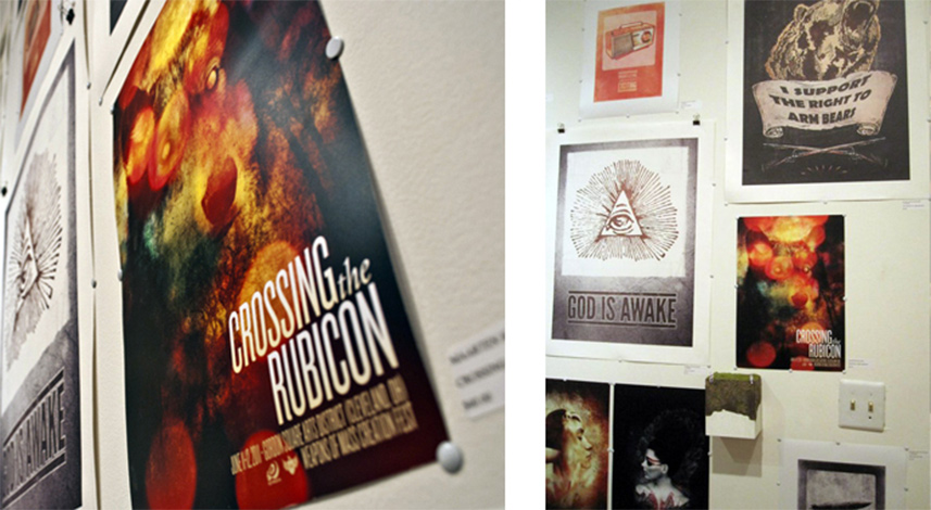 Crossing the Rubicon poster design