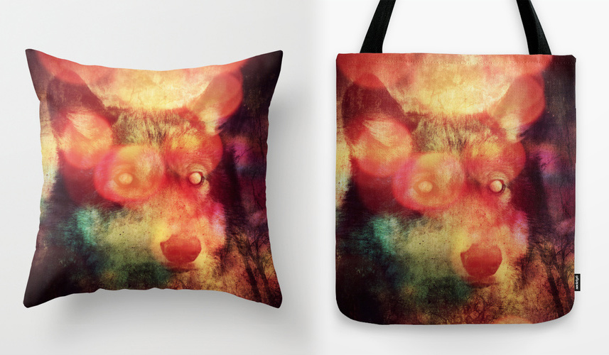 Crossing the Rubicon tote bag and throw pillow