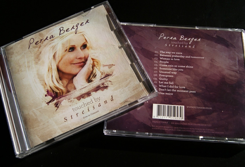 Petra Berger cd packaging design