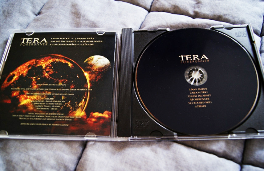Tera Forerunner cd packaging design